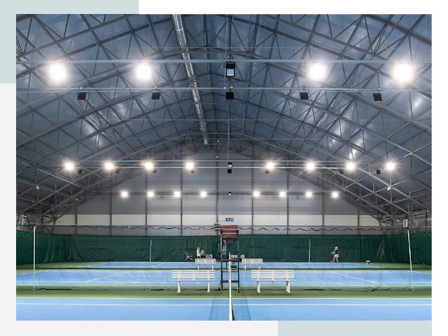 Строительство теннисных кортов в Рязань от 616 руб.