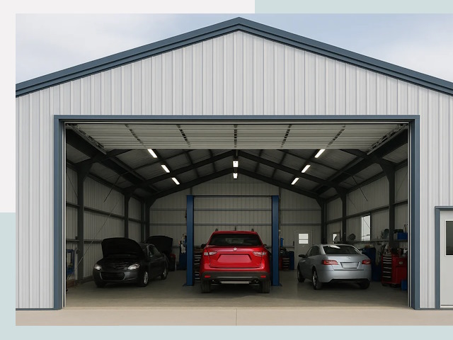 Ангары из сэндвич панелей от 616 руб. в Рязань