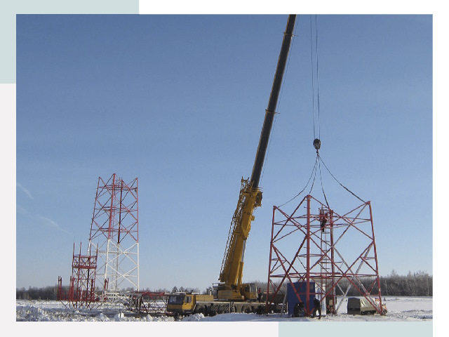 Монтаж вышек связи в Рязани