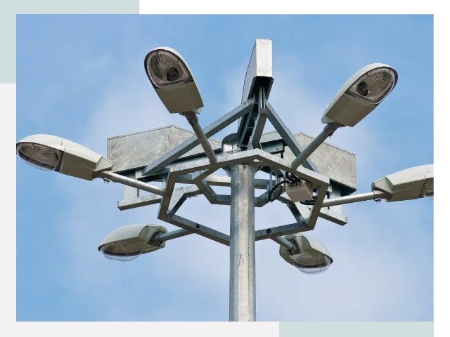 Монтаж осветительных мачт в Рязани