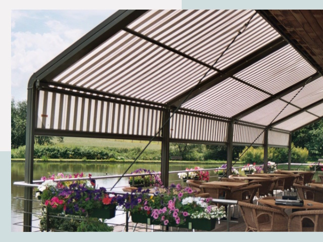 Элегантные навесы для кафе от 616 руб в Рязань